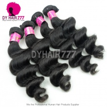 3 or 4 pcs/lot Royal Malaysian Virgin Hair Loose Wave 100% Human Hair Extensions