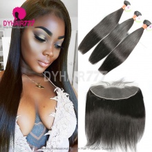 13x4/13x6 Lace Frontal With 3 or 4 Bundles Burmese Silky Straight Hair Standard Virgin Remy Hair Extensions