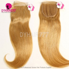 Color 27 Lace Top Closure (4*4) Straight Hair Body Wave Human Virgin Hair 