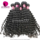 3 or 4 pcs/lot Royal Brazilian Virgin Deep Curly Hair Extensions Natural Color