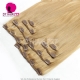 Light Brown Color #27 Clip In Hair Extensions 100% Human Hair