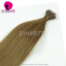 Brazilian Virgin Hair Straight Remy Human Hair Extension #8 Stick I Tip Straight 100g