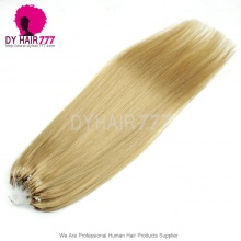 Micro Rings/Loops Brazilian Human Hair Extension Color 27# 100g