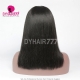 (Upgrade)150% Density Blunt Wig Centre Part Short Bob Wig Straight Hair 100% Human Hair Natural Color