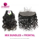 13x4/13x6 Lace Frontal With 3 or 4 Bundles Standard Virgin Malaysian Natural Wave Human Hair Extensions