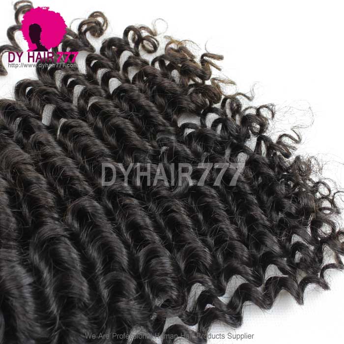 13x4/13x6 Lace Frontal With 3 or 4 Bundles Royal Virgin Brazilian Deep Curly Human Hair Extensions