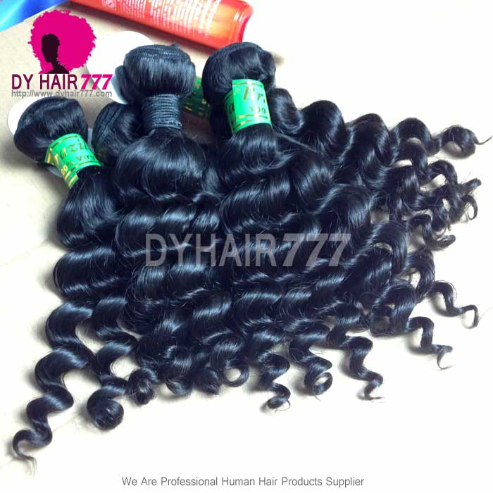 13x4/13x6 Lace Frontal With 3 or 4 Bundles Standard Virgin Brazilian Deep Wave Human Hair Extensions