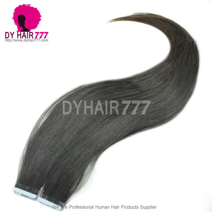 Tape Hair in Cuticle Tape in Hair Extension 20pcs 50g /pack Straight Hair Natural Color