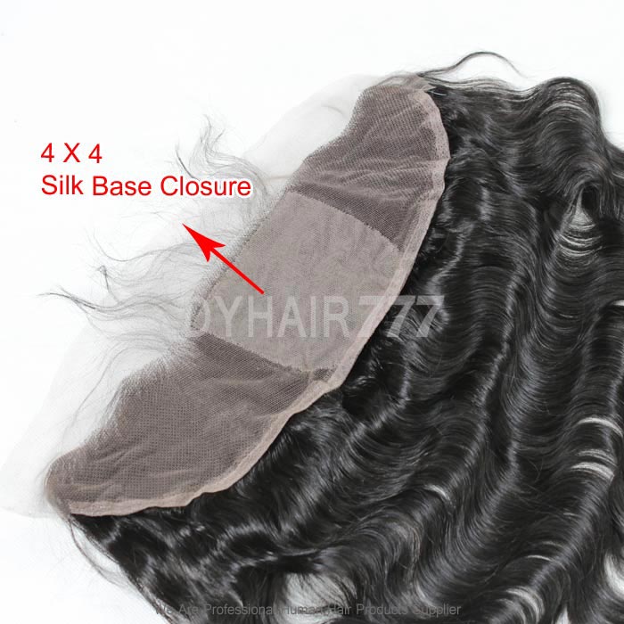 Silk Base Frontal (13*4) Body Wave Virgin Human Hair Top Closure