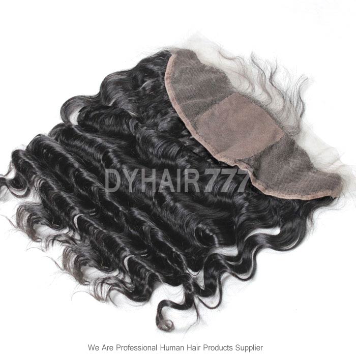 Silk Base Frontal (13*4) Loose Wave Virgin Human Hair Top Closure