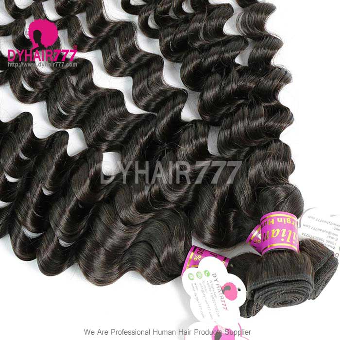 Best Match 4x4/5x5 Top Lace Closure With Royal 3 or 4 Bundles Brazilian Deep Wave Hair Extensions