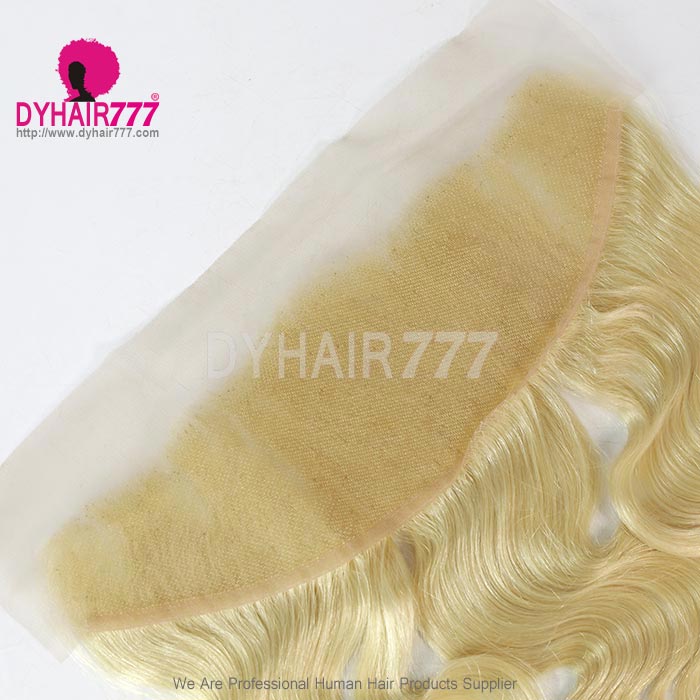 #613 Blonde Frontal 13*4 Lace Frontal Closure Body Wave Virgin Human Hair 