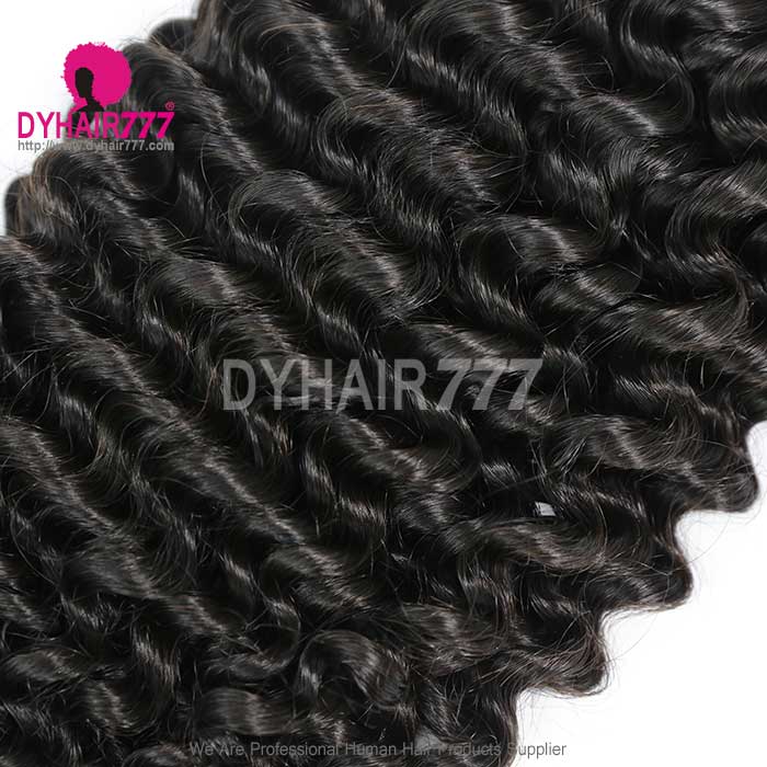 13x4/13x6 Lace Frontal With 3 or 4 Bundles Brazilian Deep Curly Standard Virgin Human Hair Extensions