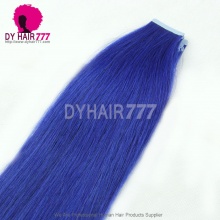 Cheap Virgin Straight Hair Blue Tape in Tape Hair Extension 20pcs 50g