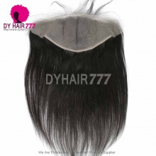 Royal Ear to Ear 13*6 Lace Frontal Closure Curved Lace Straight Human Virgin Hair Natural Color
