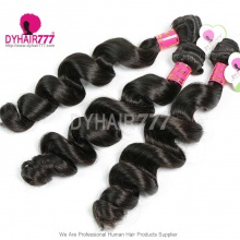 3 or 4 pcs/lot Standard Virgin Malaysian Hair Loose Wave Remy Hair Extensions