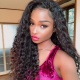 Bogo Buy One Get One Free Color 1B# 13*4 Lace Frontal Wigs Deep Wave 180% Density Top Quality Virgin Human Hair with elastic band