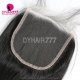HD Swiss Lace 5*5 Closure Human hair With Baby Hair Pre Plucked Natural Color
