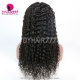 Color 1B# 13*4 Lace Frontal Wigs Deep Wave 130% Density Top Quality Virgin Human Hair 