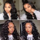 360 Lace Wig 200% Density Pre Plucked Virgin Human Hair Loose Wave Natural Color