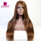 4# Top Quality Virgin Human Hair Straight Hair 13*4 Lace Frontal Wigs 130% Density