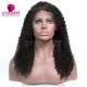 360 Lace Wig 200% Density Pre Plucked Virgin Human Hair Deep Curly Natural Color
