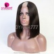 (Upgrade)150% Density #1B Bob Wigs U Part Wigs V part Wigs Virgin Human Hair