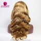 Highlights Piano Color P30/613 Lace Frontal Wigs 180% Density Body Wave Straight Hair Virgin Human Hair