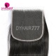 Royal HD Swiss Lace 6*6 Closure Human hair With Baby Hair Pre Plucked Natural Color