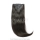 Seamless Clip in Hair 1Pack 7Pcs 120g Remy Human Hair Natural Color for Length Volume Adding
