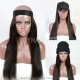 Hair Band 100% Unprocessed Virgin Human Hair with 2 Hat