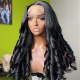 (Upgrade) Transparent 4*4 Lace Closure Glueless Wigs 200% Density Pre Plucked Lace Wig 100% Virgin Human Hair Unprocessed Hair