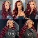 99J Highlight 613 Blonde 13x4 Lace Frontal Wig 180% Density Body Wave Human Hair Wigs For Women