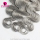  1 Bundle Silver Grey Color 14A Royal Grade 100% Virgin Human Hair Extensions