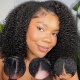 200% Density Kinky Curly U Part Wigs V part Wigs Virgin Human Hair Wigs Natural Color