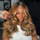 Highlights Honey Brown Color Lace Frontal Wigs 180% Density Straight Virgin Human Hair