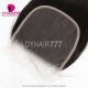 Raw HD 6x6 Lace Closure Raw Human Hair With Baby Hair Pre Plucked Lightly Bleached Natural Color