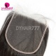 Raw HD 7x7 Lace Closure Raw Human Hair With Baby Hair Pre Plucked Lightly Bleached Natural Color