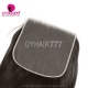 HD 8x8 Lace Top Closure Pre Plucked Hairline Natural Color 100% Virgin Human Hair