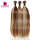 1 Bundle 14A Royal Grade Highlight Color P4/27 Human Hair Weave Bundles 100% Hair Extensions