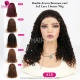 Super Double Drawn Burmese Spiral 5x5 Lace Closure Wigs 100% Unprocessed Virgin Human Hair Wig