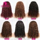 Super Double Drawn Burmese Spiral 5x5 Lace Closure Wigs 100% Unprocessed Virgin Human Hair Wig
