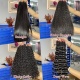 1 Pack(80strands 120g)Crochet Feather Hair Extension Generation 3rd 100% Remy Human Hair Silky Straight Natural Color 