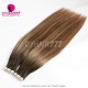 100g/40pcs Custom Color T2/H4/H16# Tape ins extension 100% Virgin Human Hair