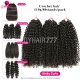Crochet Hair Extension For Miracle Knots 1 Pack(110g pre sparated 80strands)100% Virgin Human Hair Silky Straight Natural Color