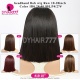 Bob Headband Wig 250% Density Super Double Drawn Raw Vietnamese Wig Straight Glueless Wear Go 100% Human Hair Wigs