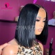 Vietnamese Bob Wigs SDD 2x6 Lace Closure Wigs Bone Straight 250% Density 100% Virgin Human Hair Wig