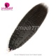 1 Pack Crochet Hair Extension Kinky Straight For Miracle Knots (100g pre sparated strands)100% Virgin Human Hair Natural Color