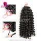 1 Pack Crochet Hair Extension Deep Curly For Miracle Knots (100g pre sparated strands)100% Virgin Human Hair Natural Color