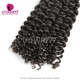 1 Pack Crochet Hair Extension Deep Curly For Miracle Knots (100g pre sparated strands)100% Virgin Human Hair Natural Color